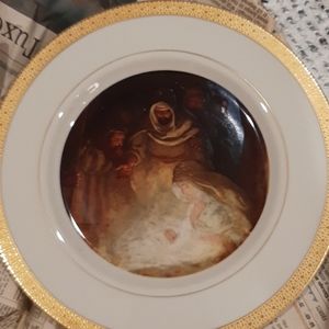 1977 Christmas Plate-Limited Edition Away In A Man